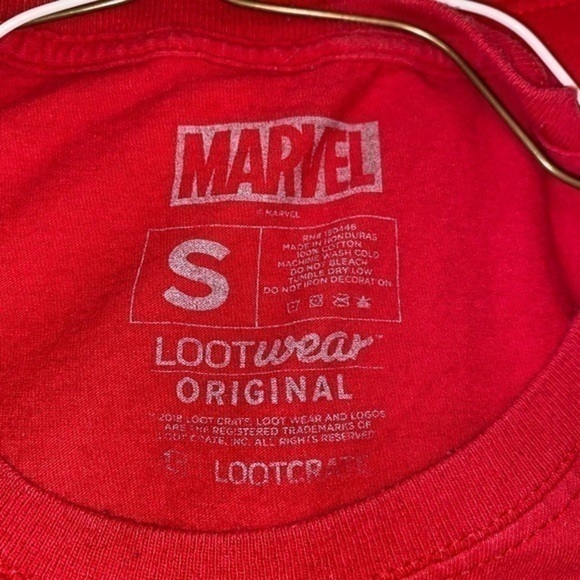 MARVEL Deadpool Taco Surprise Graphic T Shirt Red - Picture 3 of 4